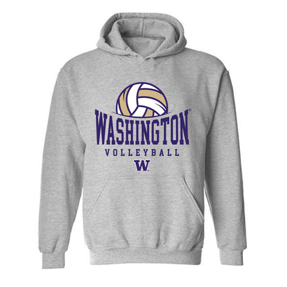 Washington - NCAA Women's Volleyball : Molly Wilson - Sports Shersey Hooded Sweatshirt-0