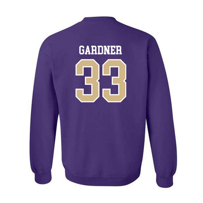 Washington - NCAA Softball : Jing Gardner - Sports Shersey Crewneck Sweatshirt-1