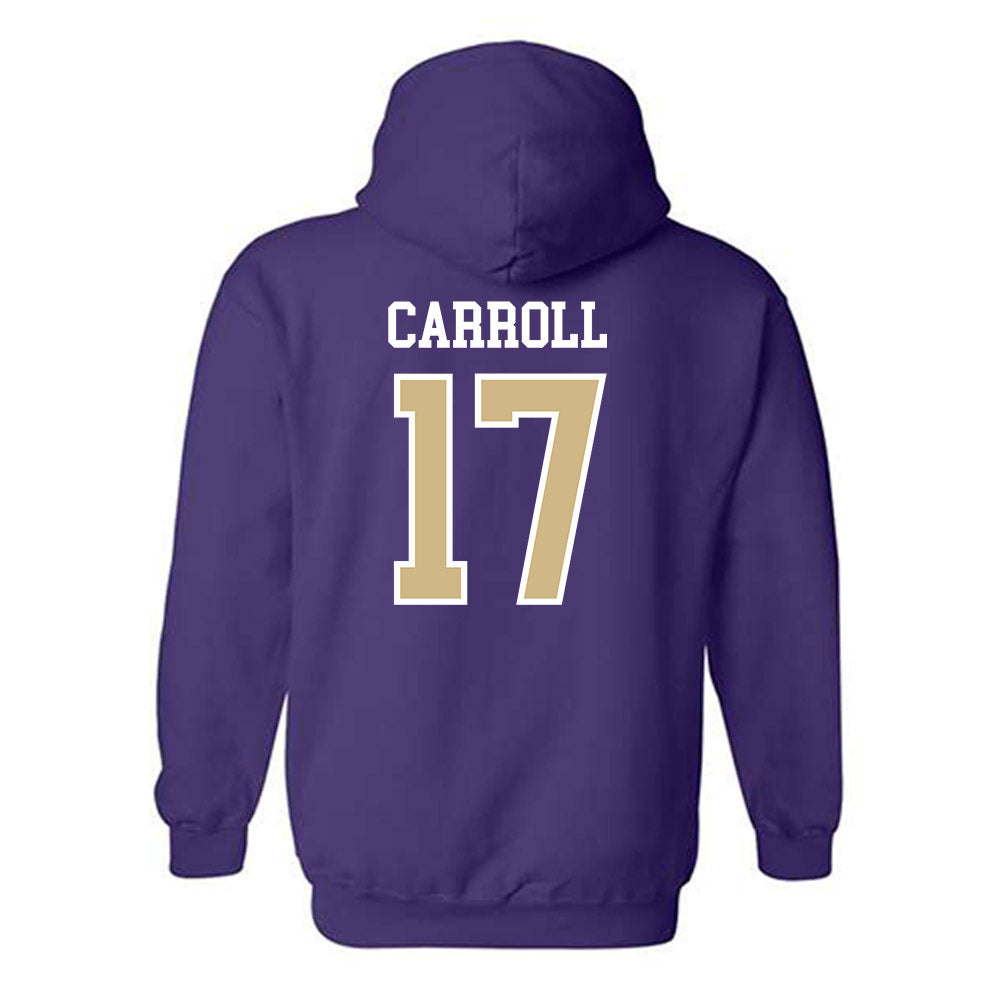 Washington - NCAA Softball : Ava Carroll - Sports Shersey Hooded Sweatshirt-1