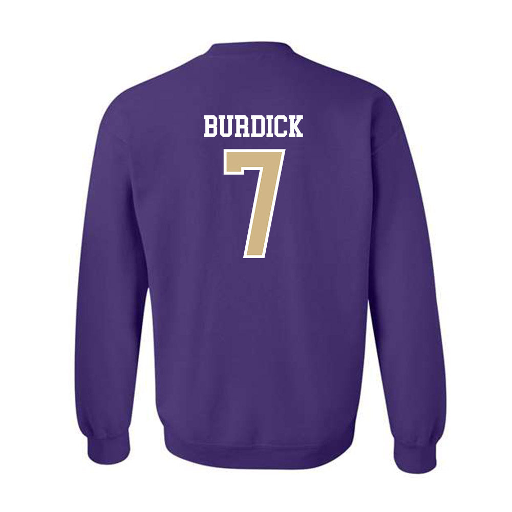 Washington - NCAA Softball : Kaycie Burdick - Sports Shersey Crewneck Sweatshirt-1