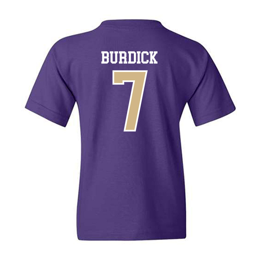 Washington - NCAA Softball : Kaycie Burdick - Sports Shersey Youth T-Shirt-1