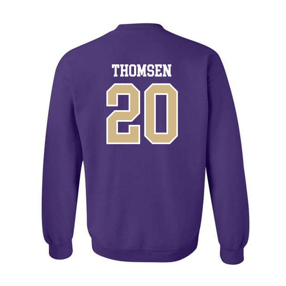 Washington - NCAA Softball : Allie Thomsen - Sports Shersey Crewneck Sweatshirt-1