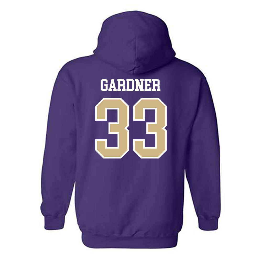 Washington - NCAA Softball : Jing Gardner - Sports Shersey Hooded Sweatshirt-1