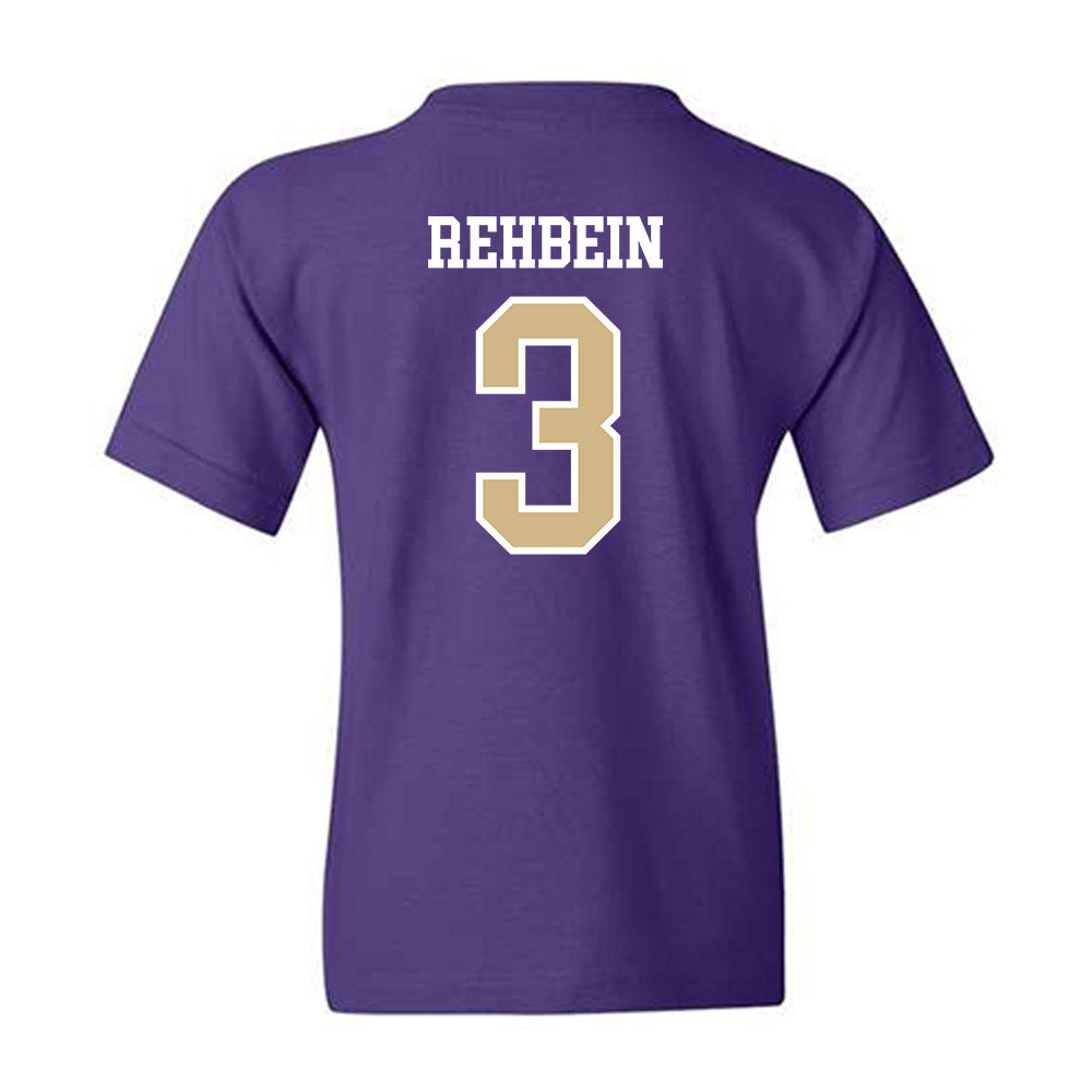 Washington - NCAA Softball : Rylee Rehbein - Sports Shersey Youth T-Shirt-1