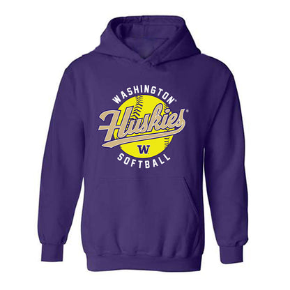 Washington - NCAA Softball : Addie Craig - Sports Shersey Hooded Sweatshirt-0