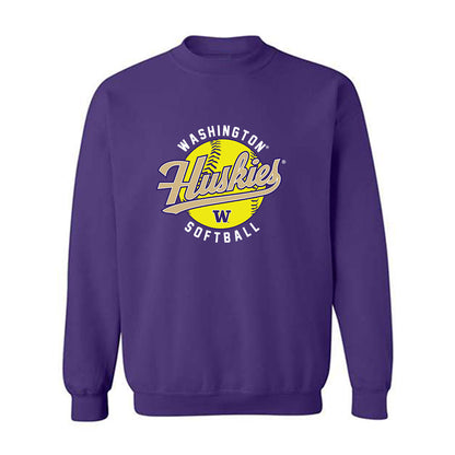 Washington - NCAA Softball : Ava Carroll - Sports Shersey Crewneck Sweatshirt-0