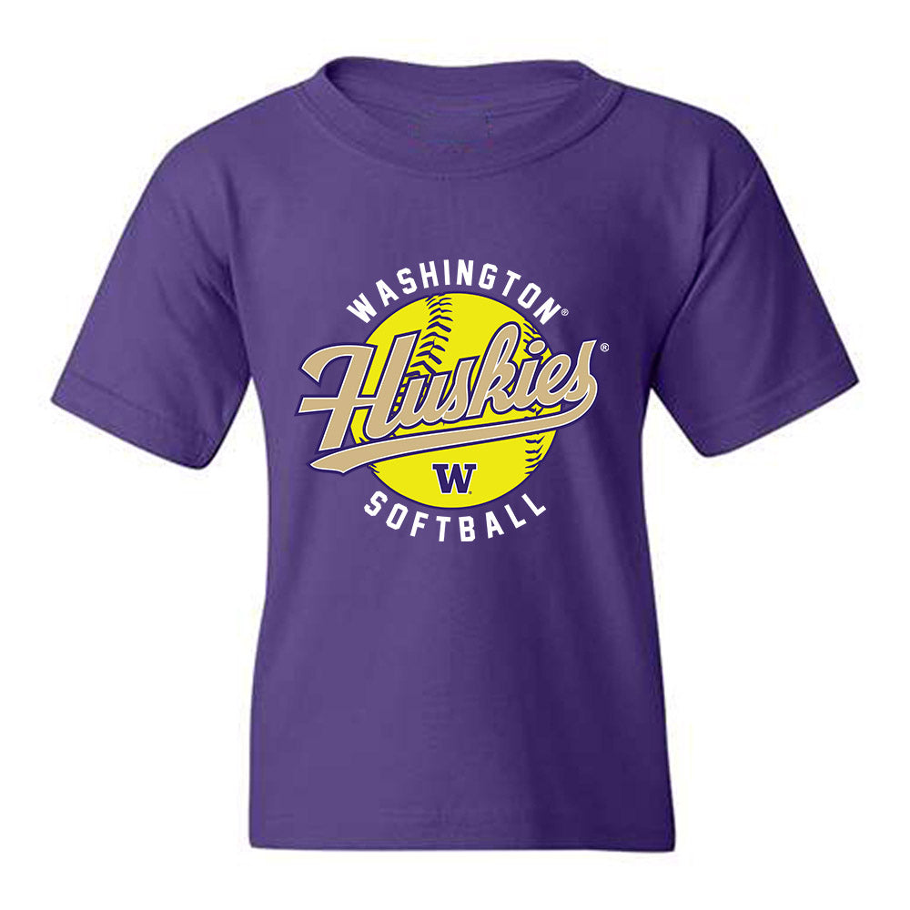 Washington - NCAA Softball : Giselle Alvarez - Sports Shersey Youth T-Shirt-0