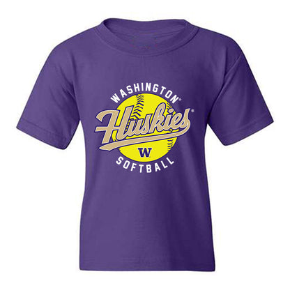 Washington - NCAA Softball : Giselle Alvarez - Sports Shersey Youth T-Shirt-0
