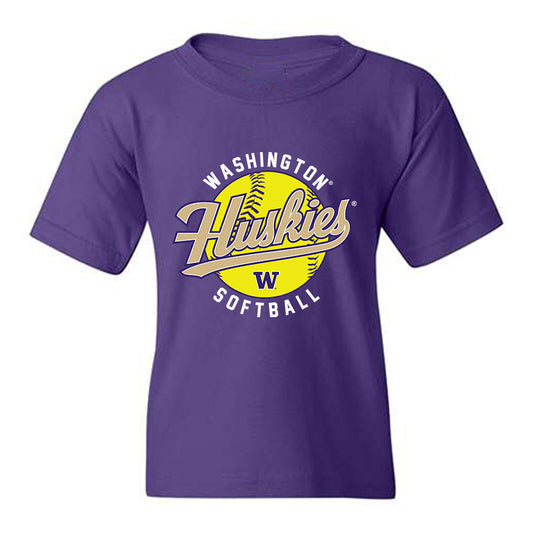 Washington - NCAA Softball : Zuri Patterson - Sports Shersey Youth T-Shirt-0