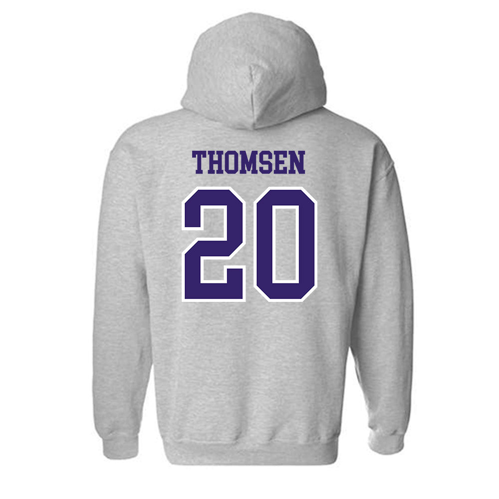 Washington - NCAA Softball : Allie Thomsen - Sports Shersey Hooded Sweatshirt-1