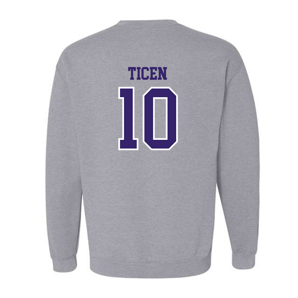 Washington - NCAA Softball : Annika Ticen - Sports Shersey Crewneck Sweatshirt-1