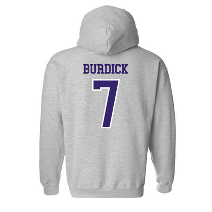 Washington - NCAA Softball : Kaycie Burdick - Sports Shersey Hooded Sweatshirt-1