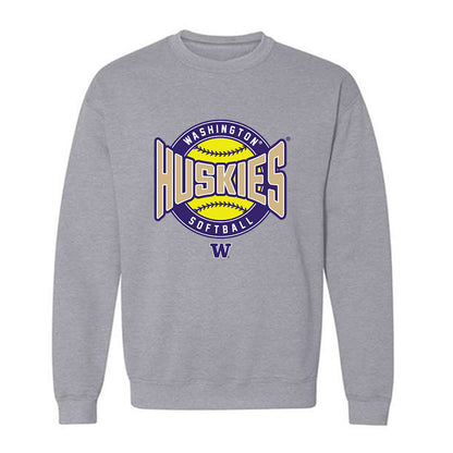 Washington - NCAA Softball : Annika Ticen - Sports Shersey Crewneck Sweatshirt-0