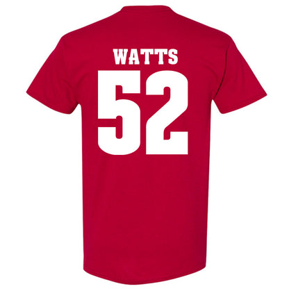 Wisconsin - NCAA Football : Hardy Watts - Sports Shersey T-Shirt-1