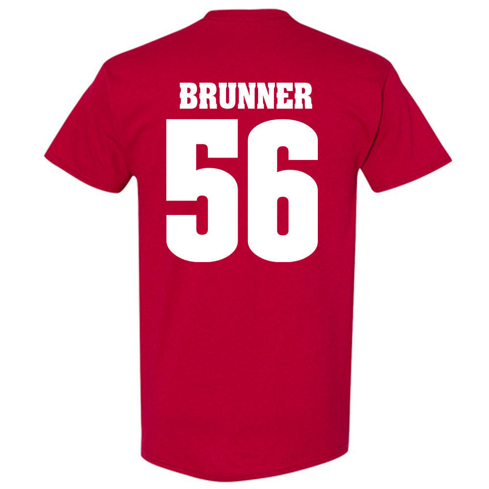 Wisconsin - NCAA Football : Joe Brunner - Sports Shersey T-Shirt-1