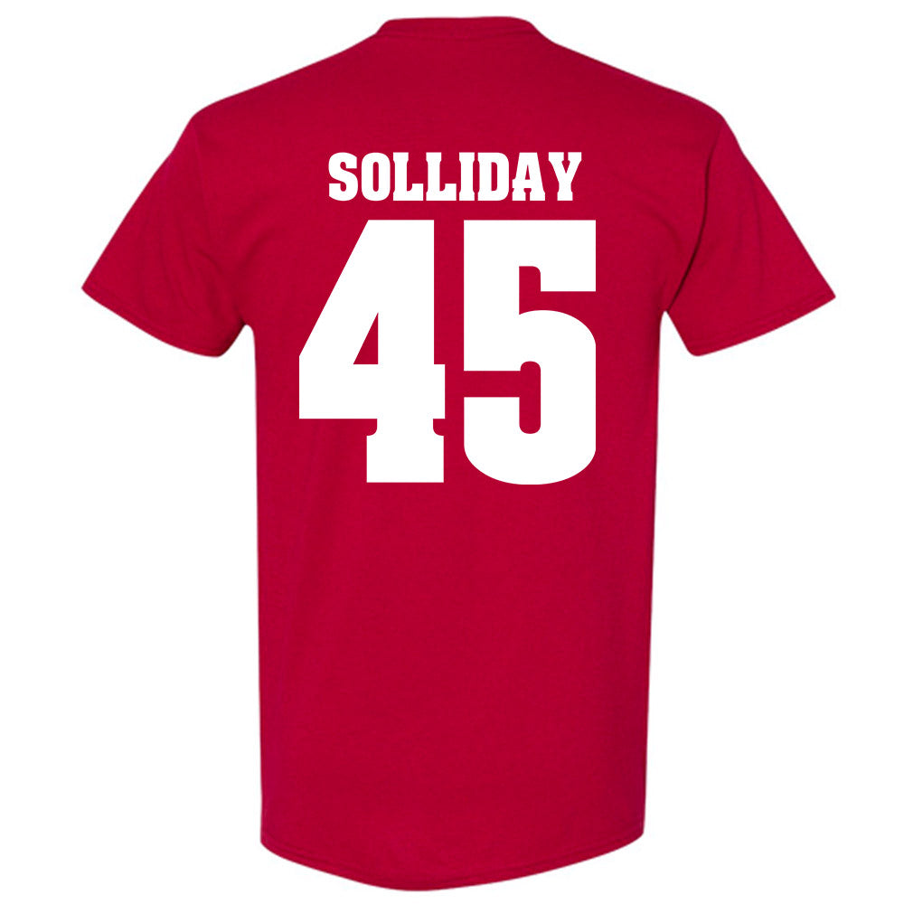 Wisconsin - NCAA Football : Garrison Solliday - Sports Shersey T-Shirt-1