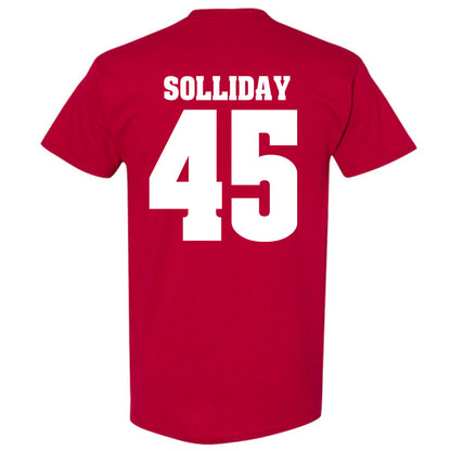 Wisconsin - NCAA Football : Garrison Solliday - Sports Shersey T-Shirt-1