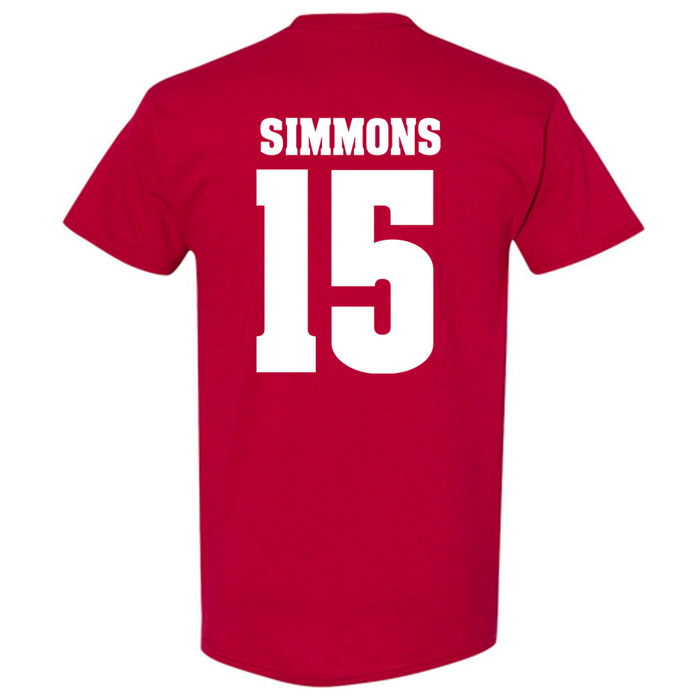 Wisconsin - NCAA Football : Hunter Simmons - Sports Shersey T-Shirt-1