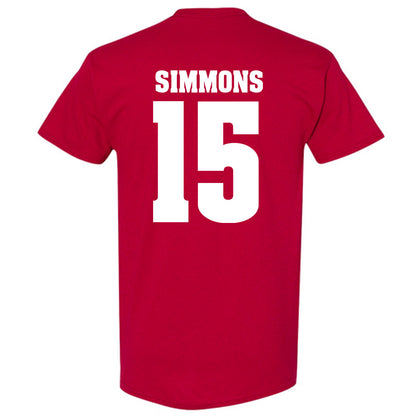 Wisconsin - NCAA Football : Hunter Simmons - Sports Shersey T-Shirt-1