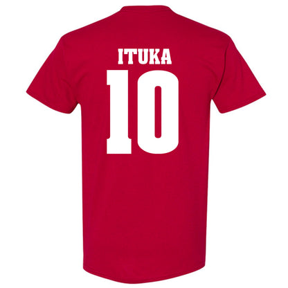 Wisconsin - NCAA Football : Gideon Ituka - Sports Shersey T-Shirt-1