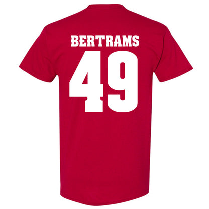 Wisconsin - NCAA Football : Atticus Bertrams - Sports Shersey T-Shirt-1