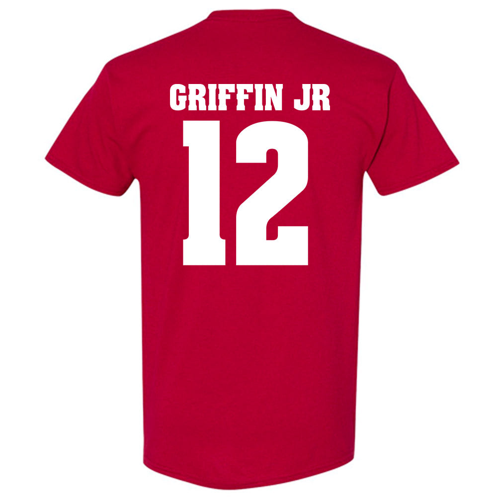 Wisconsin - NCAA Football : Joseph Griffin Jr - Sports Shersey T-Shirt-1