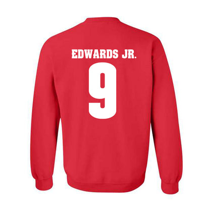 Wisconsin - NCAA Football : Billy Edwards Jr. - Sports Shersey Crewneck Sweatshirt-1