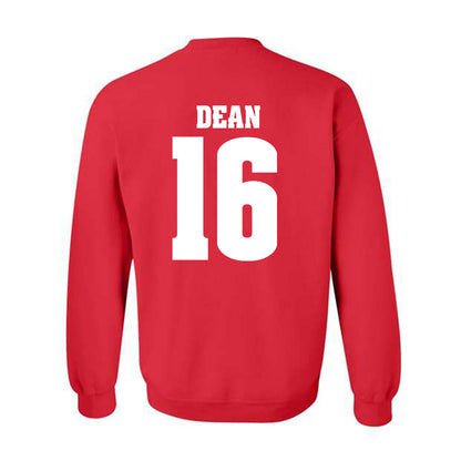 Wisconsin - NCAA Football : Grant Dean - Sports Shersey Crewneck Sweatshirt-1