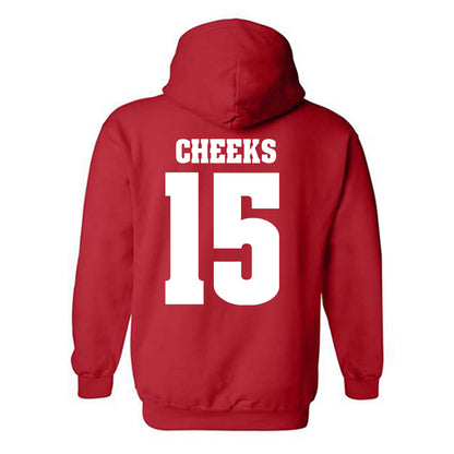 Wisconsin - NCAA Football : Sebastian Cheeks - Sports Shersey Hooded Sweatshirt-1