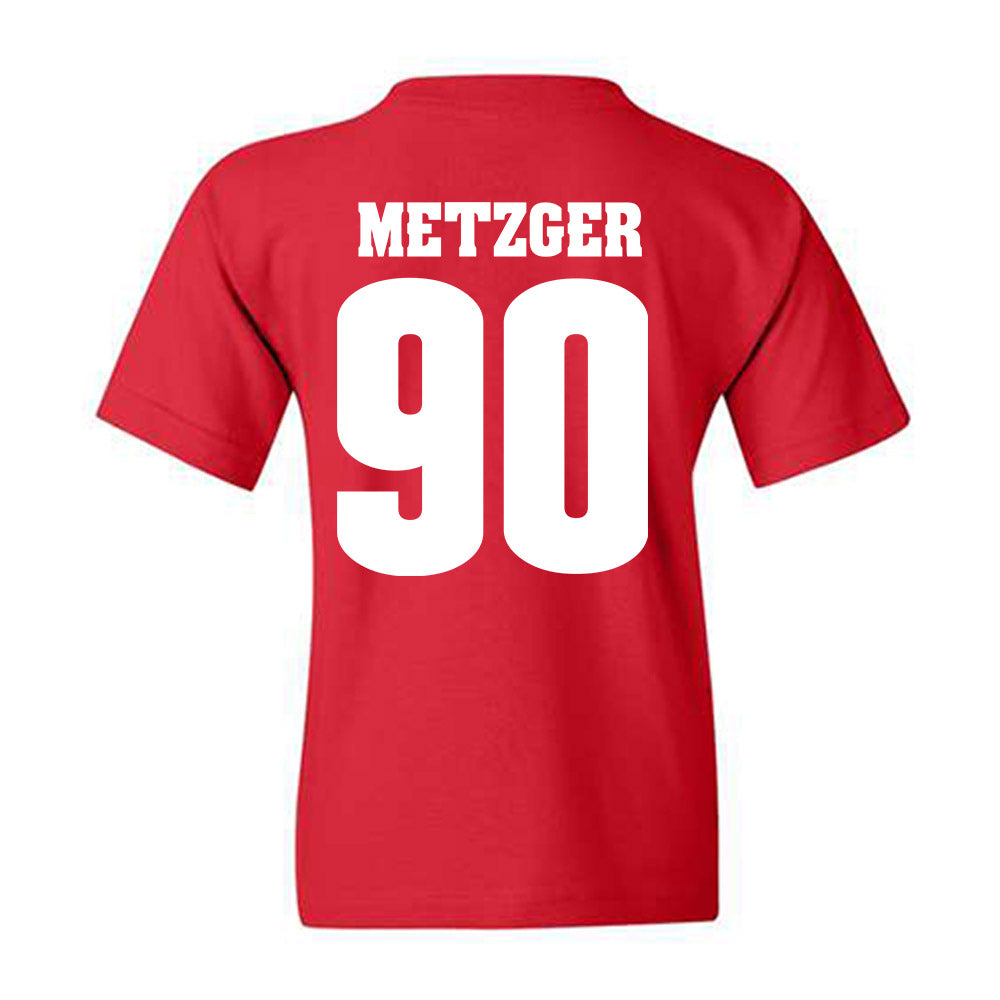 Wisconsin - NCAA Football : Hayden Metzger - Sports Shersey Youth T-Shirt-1