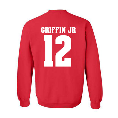 Wisconsin - NCAA Football : Joseph Griffin Jr - Sports Shersey Crewneck Sweatshirt-1