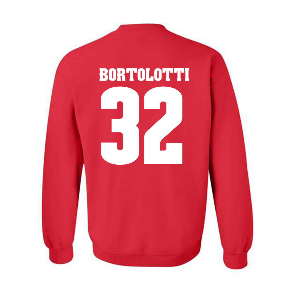 Wisconsin - NCAA Football : Harrison Bortolotti - Sports Shersey Crewneck Sweatshirt-1