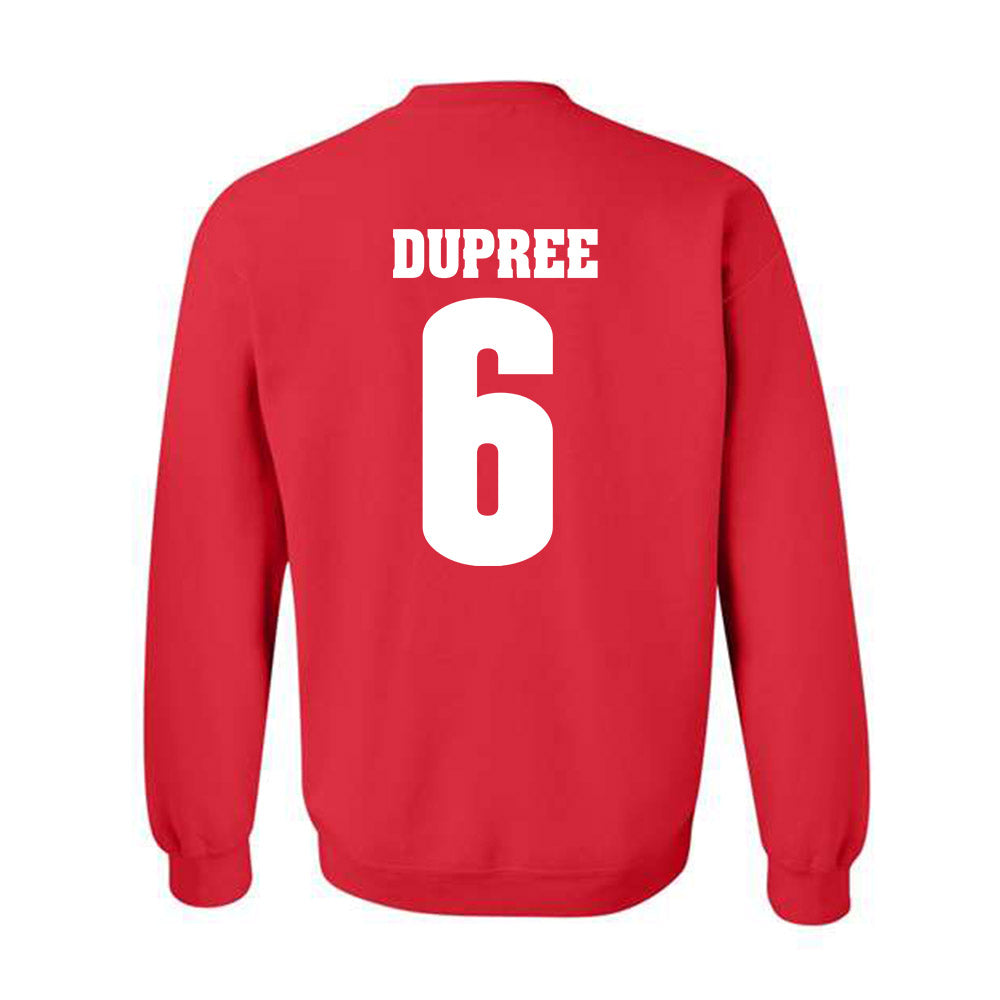 Wisconsin - NCAA Football : Darrion Dupree - Sports Shersey Crewneck Sweatshirt-1