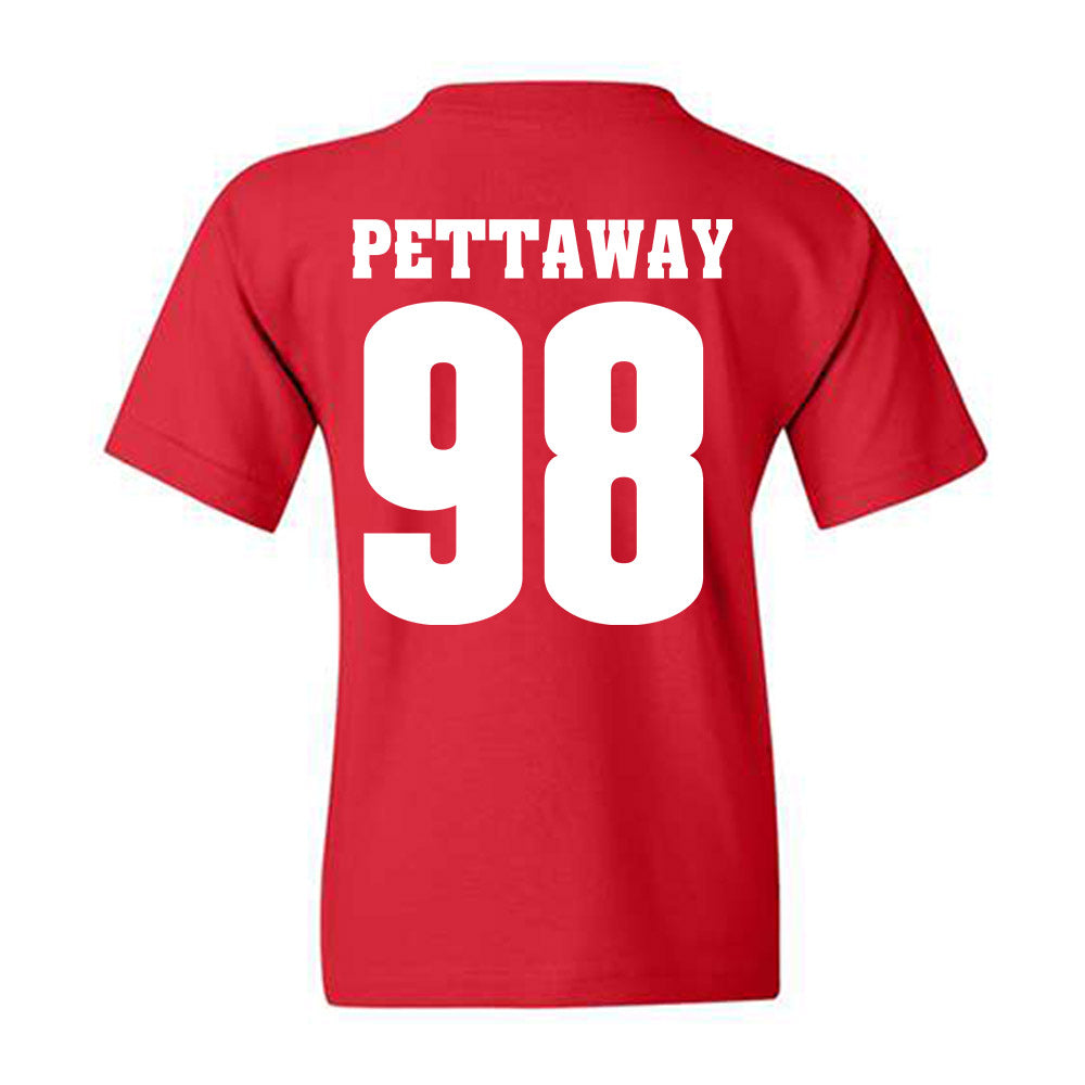 Wisconsin - NCAA Football : Torin Pettaway - Sports Shersey Youth T-Shirt-1