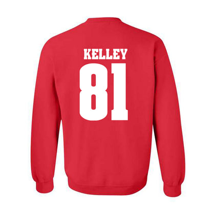 Wisconsin - NCAA Football : Mason Kelley - Sports Shersey Crewneck Sweatshirt-1