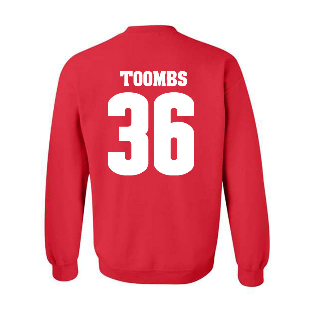Wisconsin - NCAA Football : Angel Toombs - Sports Shersey Crewneck Sweatshirt-1