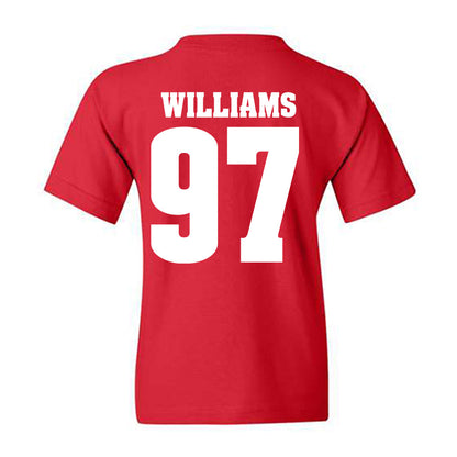 Wisconsin - NCAA Football : jaylen williams - Sports Shersey Youth T-Shirt-1