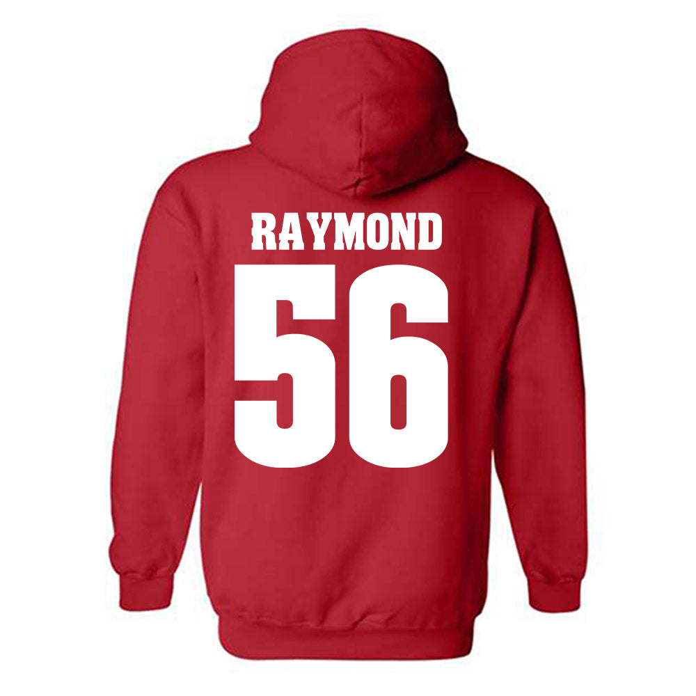 Wisconsin - NCAA Football : Cody Raymond - Sports Shersey Hooded Sweatshirt-1