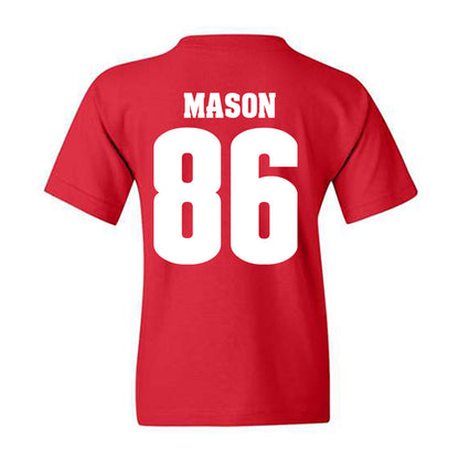 Wisconsin - NCAA Football : Lance Mason - Sports Shersey Youth T-Shirt-1