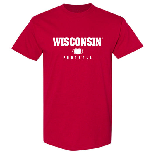 Wisconsin - NCAA Football : Ernest Willor Jr. - Sports Shersey T-Shirt-0