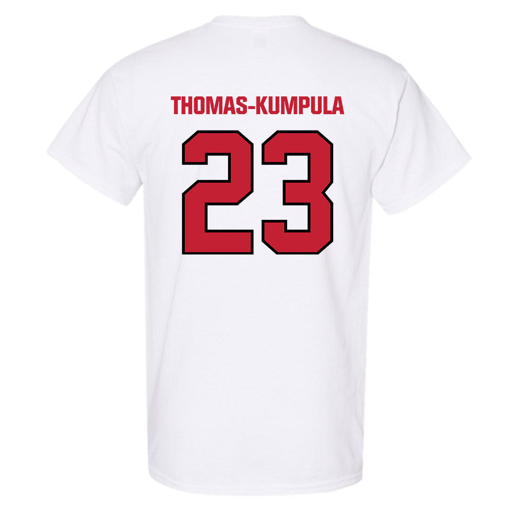 Wisconsin - NCAA Football : Davion Thomas-Kumpula - Sports Shersey T-Shirt-1