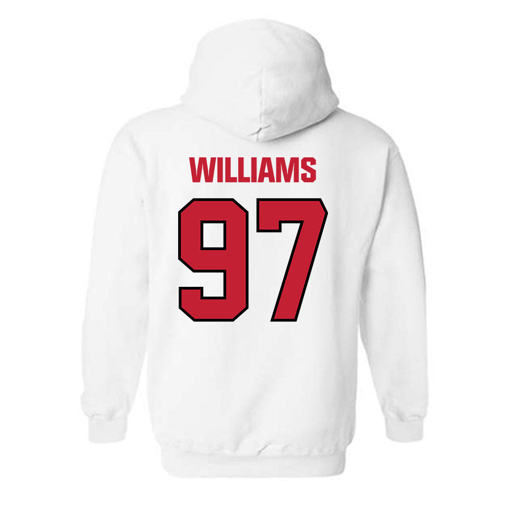 Wisconsin - NCAA Football : jaylen williams - Sports Shersey Hooded Sweatshirt-1