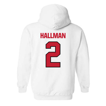 Wisconsin - NCAA Football : Ricardo Hallman - Sports Shersey Hooded Sweatshirt-1