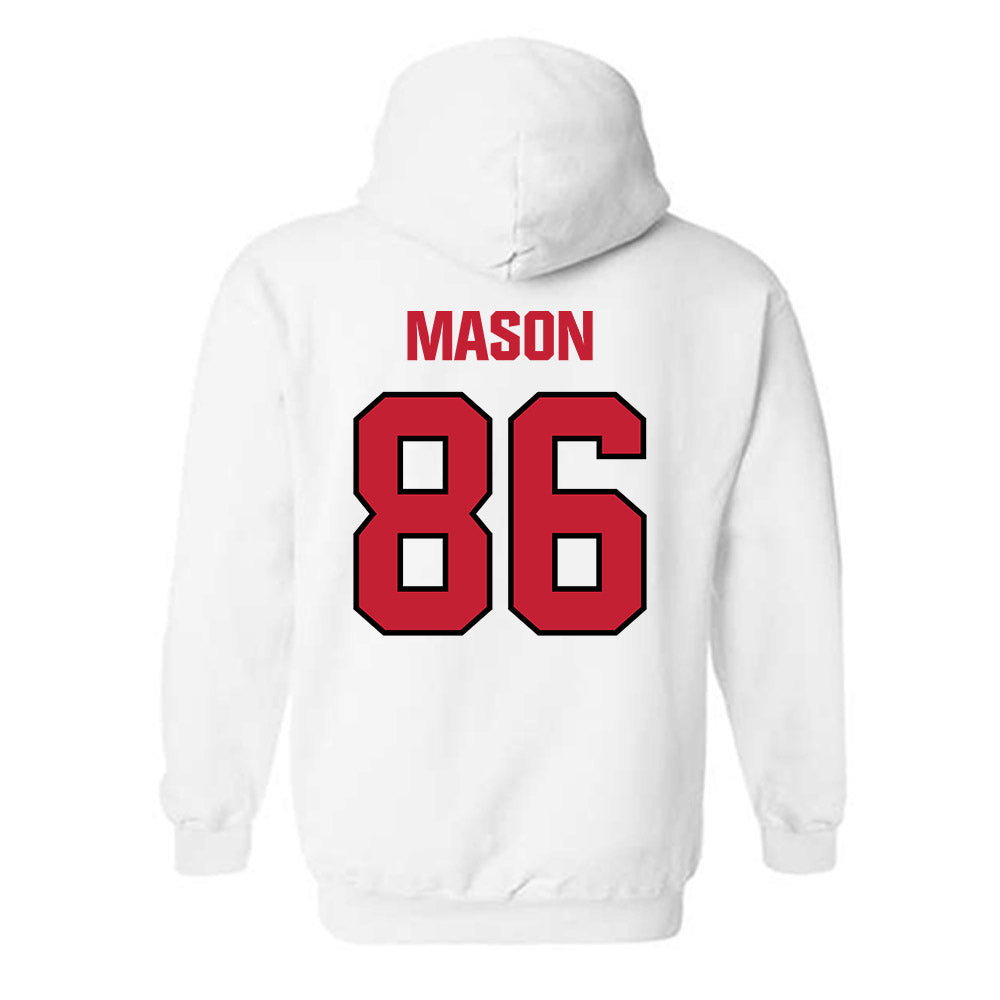Wisconsin - NCAA Football : Lance Mason - Sports Shersey Hooded Sweatshirt-1