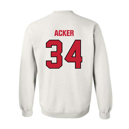 Wisconsin - NCAA Football : Jackson Acker - Sports Shersey Crewneck Sweatshirt-1