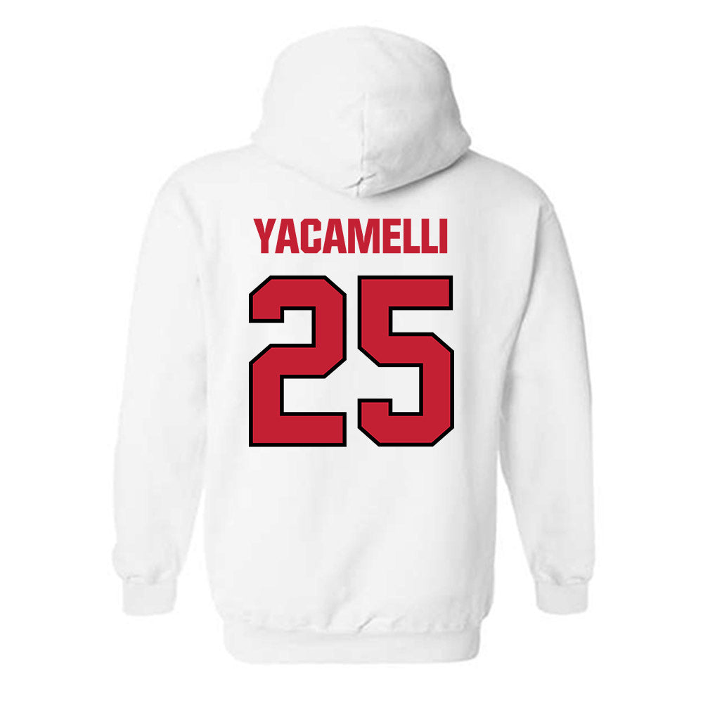 Wisconsin - NCAA Football : Cade Yacamelli - Sports Shersey Hooded Sweatshirt-1