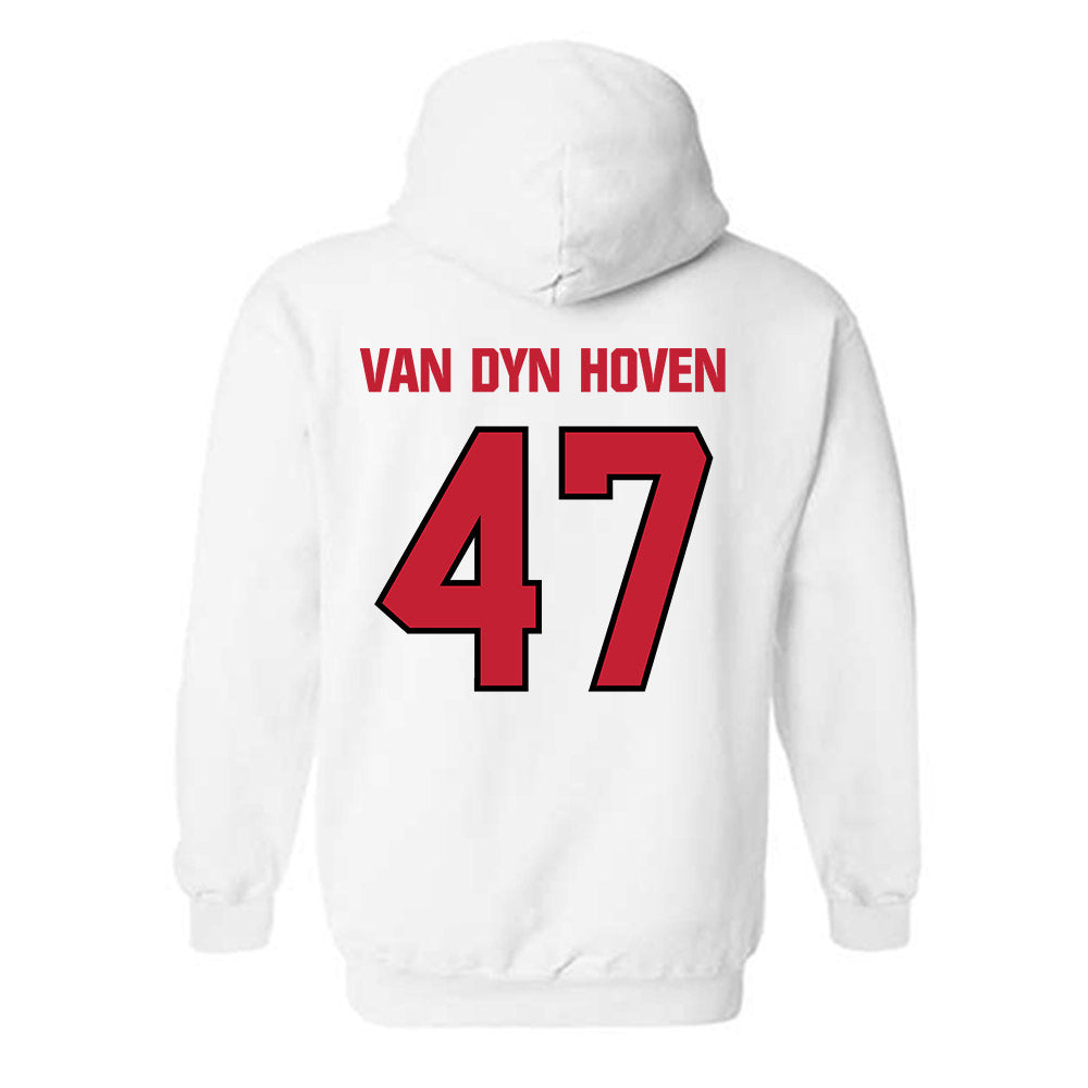 Wisconsin - NCAA Football : Evan Van Dyn Hoven - Sports Shersey Hooded Sweatshirt-1