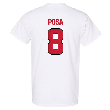 Wisconsin - NCAA Football : Mason Posa - Sports Shersey T-Shirt-1