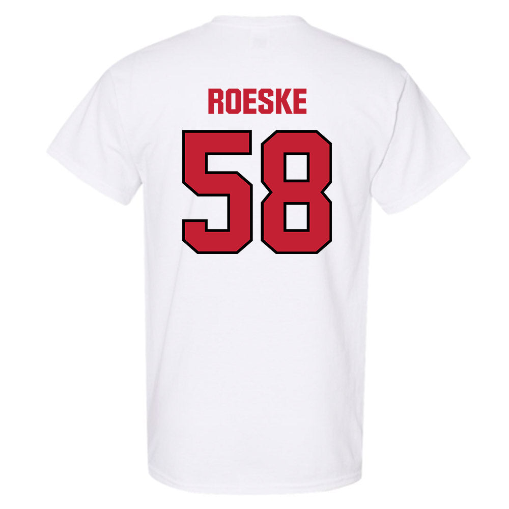 Wisconsin - NCAA Football : Michael Roeske - Sports Shersey T-Shirt-1