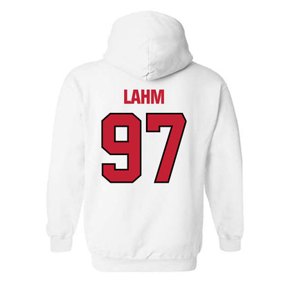 Wisconsin - NCAA Football : Gavin Lahm - Sports Shersey Hooded Sweatshirt-1